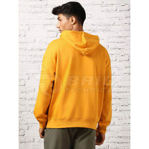 Sweat à capuche élégant en coton mélangé pour hommes avec un design moderne adapté aux tenues décontractées Sweat à capuche pour hommes de haute qualité - Product Image 4