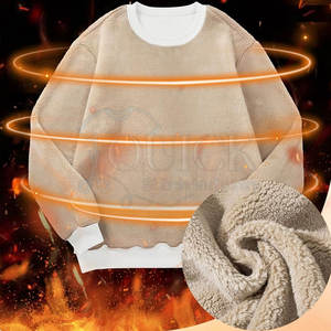 Sudadera de lana Sherpa informal de invierno de alta calidad Mezcla de poliéster/algodón Ecológico Transpirable Regular Fit - Product Image 2