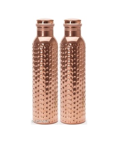 Botellas de agua de cobre impresas muestra gratis Botellas de agua pintadas de cobre puro Fabricantes DE LA India precio bajo - Product Image 5