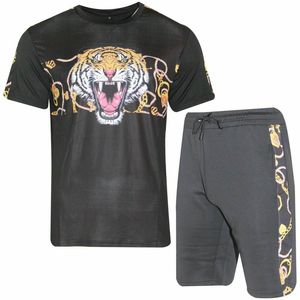 Summer Men's Trend Casual Tracksuits 3D Digital Print <b>T</b>-shirt Shorts Set 2 Piece - Product Image 2