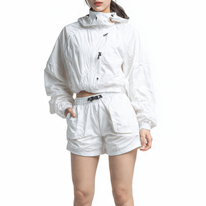 OEM Hiking Mountain Rain Suit <b>Ladies</b> Rain Camping Wind Breaker Shorts Set 100% Polyester <b>Nylon</b> Spandex Windbreaker Suit Women's - Product Image 6