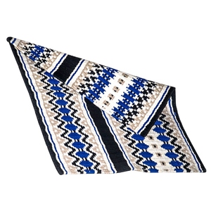 Western Show Horse Saddle Blanket Diseño de Nueva Zelanda Manta de sillín de lana hecha a mano Top Wool Saddle Pad Size - Product Image 5