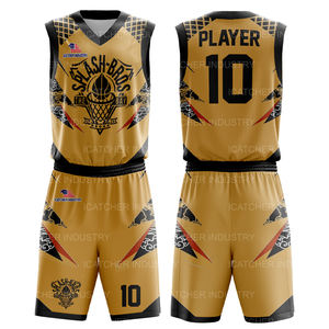 Uniformes de Baloncesto Reversibles para Niños, Personalizados, de Secado Rápido, Baratos, al por Mayor de Fábrica, Uniformes de Baloncesto Personalizados para Jóvenes en Filipinas - Product Image 1