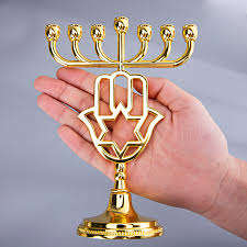 Menorah-portavelas de Metal para decoración del hogar, soporte de vela de boda, mesa de comedor, decoración para diseño personalizado - Product Image 5
