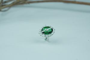 Anillo de Diamante de Lujo Cultivado en Laboratorio, 7.79 Quilates, Corte Ovalado, Claridad VS1, Certificado IGI SGL, Oro, Oro Rosa, Plata, Venta al por Mayor para Mujer - Product Image 4