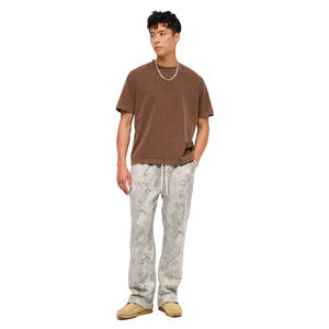 กางเกงวอร์มแนวสตรีทเอวตรงไซส์ใหญ่พิเศษกางเกงวิ่งแห้งเร็วระบายอากาศได้ดี - Product Image 1