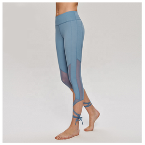 Pantalones de Yoga y Leggings Deportivos para Mujer al por Mayor en Colores Personalizados - Spandex/Nylon Transpirable con Elasticidad en Cuatro Direcciones - Product Image 5