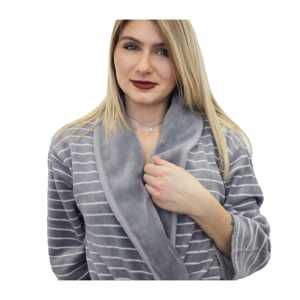 Bata de Baño Suave con Estampado Floral de Henry's Cozy para Adultos, Cierre con Cordón, Talla Única, para el Hogar, Noche, o Ocasiones Nupciales - Product Image 5