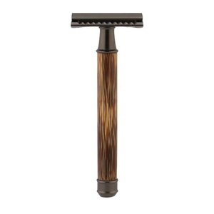 Rasoir de sécurité haut de gamme à manche en acier inoxydable lesté, anti-rouille, double tranchant, pour homme, corps, visage et maillot, longue durée - Product Image 6