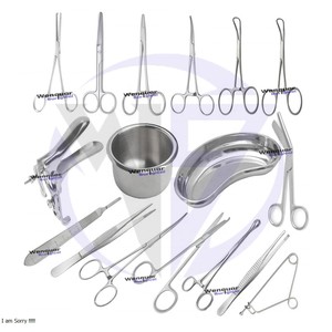 Juego quirúrgico de acero inoxidable de 20 piezas, herramientas para episiotomía y OB/GYN, suministro médico de Endochoice, Kit quirúrgico de Ginecología de uso profesional - Product Image 5