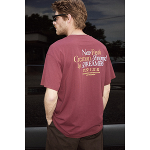 Camiseta de Algodón Orgánico de Cuello Redondo y Manga Corta para Hombre GRIMELANGE Colibri con Estampado Delantero y Trasero - Product Image 1