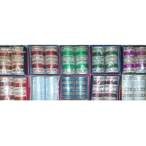 Designer Women's Classic <b>Metal</b> Alloy Bangles-Wholesaler for Wedding Occasions - Product Image 1