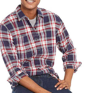 Camisas de Franela Casuales 100% Algodón, Disponibles en Todos los Colores, Ecológicas, Transpirables, para Uso Diario, Moda Informal, Venta al por Mayor, Diseño Único y Simple - Product Image 2