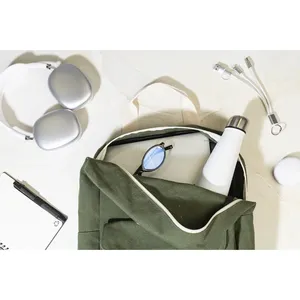 Rekan Recycled <b>Canvas</b> <b>Backpack</b> Sustainable Promotional Gadgets Eco-Friendly and Stylish - Product Image 5