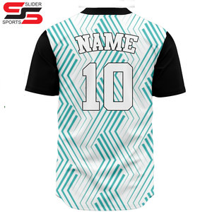 Factory Direct Sale Breathable Baseball Jersey Customizable Design High Quality 100% Polyester Made in Pakistan - Product Image 2