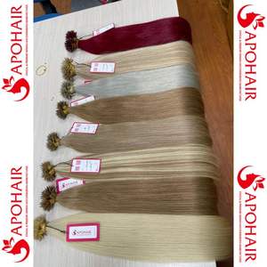 Extensiones de cabello humano 100% Remy, calidad superior, Nano anillo, doble estiramiento - Product Image 2