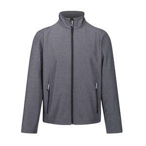 Veste Softshell pour hommes à imprimé de conception personnalisée de couleur unie meilleure vente veste Softshell pour hommes au look surclassé vestes d'extérieur réfléchissantes - Product Image 2