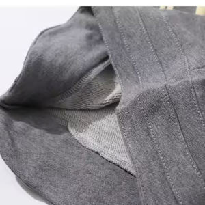 <b>Mens</b> Heavyweight 100% Cotton Puff Printed Sweat <b>Shorts</b> High Quality Casual Streetwear <b>Elastic</b> <b>Waist</b> Closure Solid Pants - Product Image 5