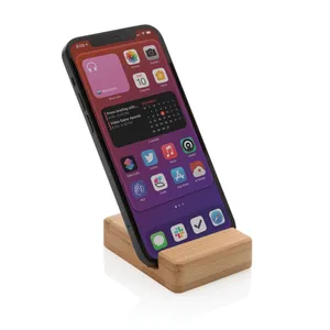 Set da Scrivania Ecologico in Bambù con Supporto per Smartphone per Gadget - Product Image 4