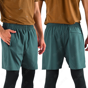 Blaze กางเกงขาสั้นผ้าตาข่ายยืดได้สำหรับผู้ชายกางเกงขาสั้นมีกระเป๋ามีซิปด้านหลังสำหรับเล่นกีฬาฤดูร้อน - Product Image 2