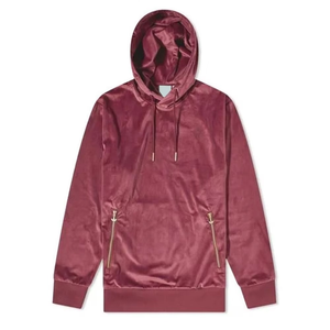 Venta al por mayor superventas diseño personalizado plan teñido ropa de invierno los hombres usan sudaderas con capucha de terciopelo nueva llegada los hombres usan sudaderas con capucha de terciopelo - Product Image 1