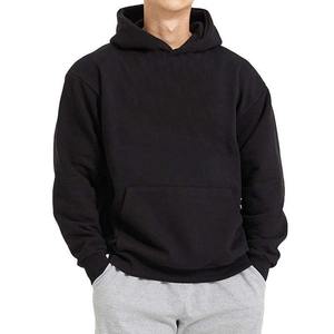 Sweat-shirt à capuche personnalisé avec logo, poids lourd, pour homme, épaules tombantes, sans cordon, 100% coton, uni, imprimé - Product Image 1