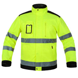 Chaqueta DE SEGURIDAD reflectante con logotipo personalizable Chaqueta de alta visibilidad para construcción al aire libre Ropa DE SEGURIDAD reflectante Chaqueta de hombre - Product Image 1