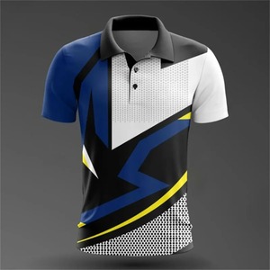 Polos para hombre Golf Bádminton Button Up Transpirable Secado rápido Humedad Manga corta Hombre Ropa Verano Tenis Ropa deportiva - Product Image 6