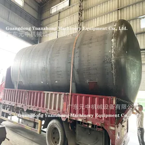 50m3 Concentrated Sulfuric Acid Tank Horizontal Single-Layer Acid And Alkali Storage Tank Power Plant Steel-Lined Rubber Hydroc