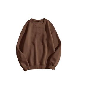 New Arrival Unisex Heavy Weight Casual Sweatshirt Crew Neck Long Sleeve Drop Shoulder Breathable for Man - Product Image 4