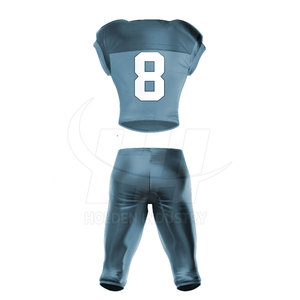 Uniforme de football américain personnalisé de haute qualité, couleur au choix, 100 % polyester, vêtements d'équipe, uniforme de football américain à vendre - Product Image 2