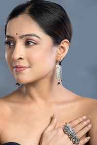 Ghungroo German silver traditional <b>finger</b> <b>ring</b> Indian oxidized unique boho ghungroo jewelry for women gift for her handmade <b>ring</b> - Product Image 3