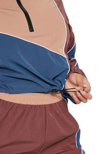 Ensemble 2 pièces coupe-vent de haute qualité pour femmes, nouveau design, séchage rapide, fermeture éclair intégrale, nylon léger, écologique, coupe-vent décontracté - Product Image 2