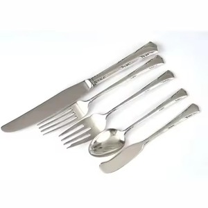 Ensemble de couverts de luxe pour restaurant, service de restauration, couverts en acier inoxydable, fabrication artisanale - Product Image 4