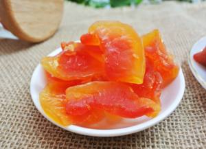 Rodajas de papaya seca dorada de Vietnam, paquetes a granel de frutas tropicales dulces para fábrica de postres, industria de aperitivos y comercio internacional - Product Image 3