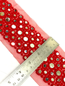 ผ้าลูกไม้ปักลายดอกไม้สีสันสดใสคุณภาพสูงแบบกำหนดเอง  ขายดีสำหรับเสื้อผ้า รองเท้า และกระเป๋า - Product Image 5