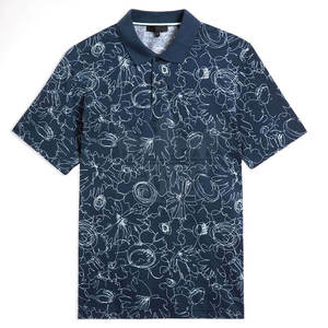 Camisetas de Golf para Hombre, Sublimadas, de Poliéster/Algodón, con Logotipo Personalizado, Corte Regular, Ligeras, Transpirables y Ecológicas, al por Mayor - Product Image 5