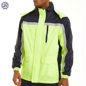 Full Sleeves <b>Safety</b> Jacket Premium Quality Wholesale 2024 Working Wear Customized Logo Printing Light Weight Quick Dry For Men - Product Image 2