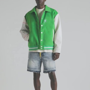 Chaqueta Bomber de Satén Personalizada para Hombre, Estilo Urbano de Invierno, Logotipo Frontal Personalizable, Chaqueta Deportiva para Equipos, Venta al Por Mayor - Product Image 2