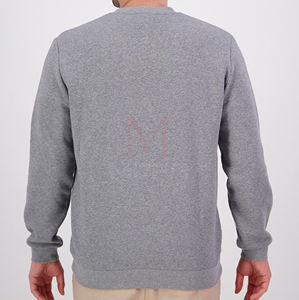 Sudadera de cuello redondo bordada de alta calidad personalizada para hombre, Jersey holgado de manga larga para invierno - Product Image 3