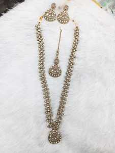 Offre Spéciale indien mariée 925 Sterling Long saphir naturel présentoir de mariage ensemble de bijoux en gros - Product Image 2