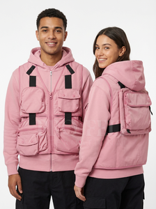 Ropa de Invierno para Hombre, Sudaderas de Manga Larga con Múltiples Bolsillos, Ropa de Exterior, Chaqueta Utilitaria, Fabricante de Ropa Personalizada - Product Image 2