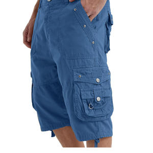 Pantalones cortos Cargo de gimnasio para hombre de alta calidad de talla grande verano cómodo transpirable patrón sólido logotipo personalizado OEM - Product Image 6