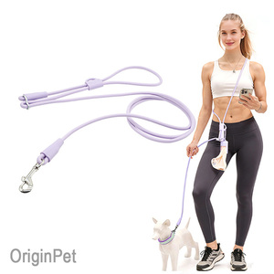 Correa Ajustable de PVC para Mascotas, Manos Libres, Impermeable, para Pasear <span class=keywords><strong>Perros</strong></span>, Correr al Aire Libre - Product Image 1