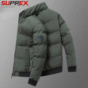 Chaqueta Acolchada Ligera con Capucha para Hombre, de Alta Visibilidad, Cálida, Cortavientos, Impermeable, con Cierre, para Invierno, Casual, para Exteriores - Product Image 4