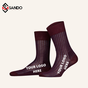 Robe pour hommes personnalisée Chaussettes en coton Chaussettes contre les mauvaises herbes Usine Fabricant OEM Tricot coloré Logo personnalisé Femmes et hommes Décontracté - Product Image 2