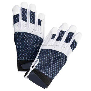Strong Hold <b>Synthetic</b> <b>Leather</b> Baseball Batting Gloves Lightweight Comfortable Palm Grip Flexible Fit Design for Daily Practice - Product Image 1