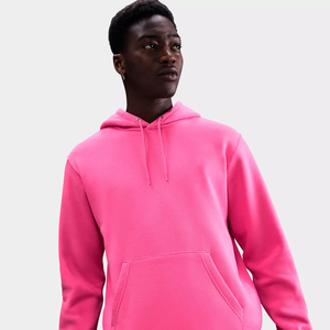 Pull à capuche en molleton unisexe pour l'hiver Vêtements décontractés chauds Sweat à capuche streetwear surdimensionné Sweat à capuche en coton mélangé avec logo personnalisé à la mode - Product Image 3