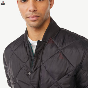 Blouson d'aviateur en toile sport avec logo personnalisé du fabricant OEM haute qualité pour hommes à vendre - Product Image 4