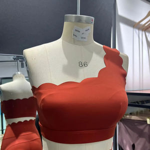 Women One Shoulder Sports Vest Lace Fitness Tank <b>Top</b> Running Workout Gym Activewear Sleeveless Sportswear - Product Image 1